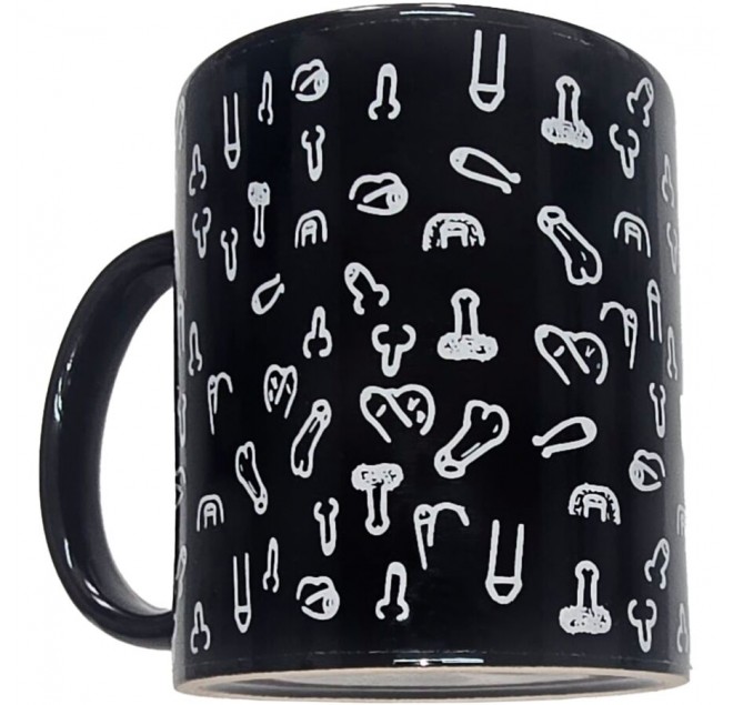 DIABLO PICANTE - TAZZA PENE NERA 370 ML