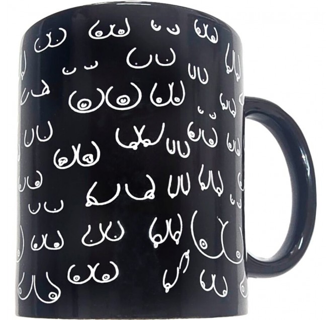 DIABLO PICANTE - TAZZA TETTE NERA 370 ML