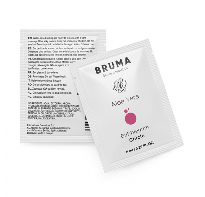 BRUMA - GEL SCORREVOLE ALOE VERA GUSTO BUBBLEGUM 6 ML