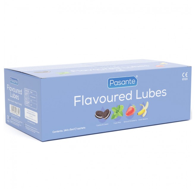 PASANTE - LUBRIFICANTI AROMATIZZATI SCATOLA 144 UNITÀ 5 ML