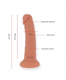 ONINDER - DILDO VIBRATORE GRANDE BOGOTÁ 9 VELOCITÀ NATURALE 22 CM -O- 4.5 CM - APP GRATUITA