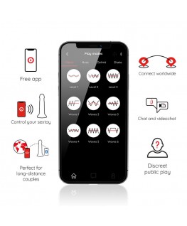 ONINDER - DILDO VIBRATORE PICCOLO BOGOTÁ 9 VELOCITÀ NATURALE 17.5 CM -O- 4 CM - APP GRATUITA