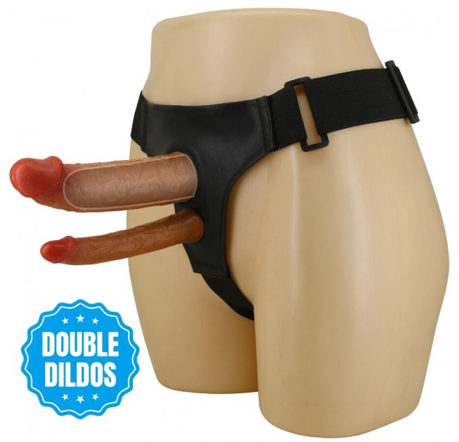 PRETTY LOVE - SLIP KEAVEN HARNESS UNIVERSALE E COMODO DOPPIO DILDO