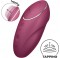 SATISFYER - TAP & CLIMAX 1 VIBRATORE LAY-ON ROSSO