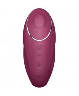 SATISFYER - TAP & CLIMAX 1 VIBRATORE LAY-ON ROSSO