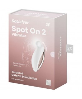SATISFYER - SPOT ON 2 VIBRATORE LAY-ON BIANCO