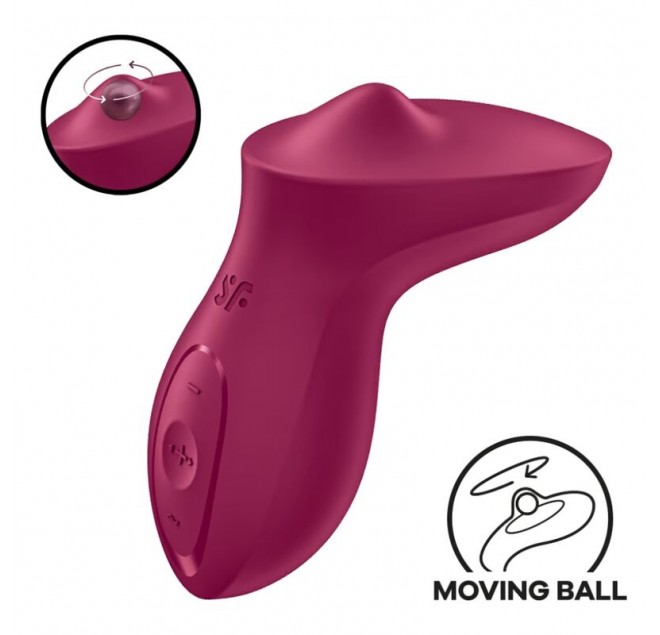 SATISFYER - VIBRATORE ECCITANTE DA APPOGGIO CLITORIDE FUCSIA
