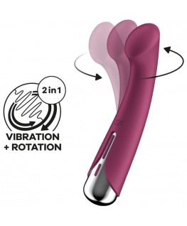 SATISFYER - SPINNING G-SPORT 1 VIBRATORE ROTATORE ROSSO