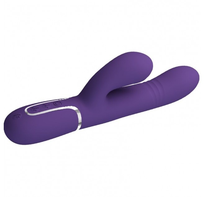 PRETTY LOVE - VIBRATORE MULTIFUNZIONE G-SPOT VIOLA