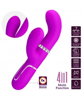 PRETTY LOVE - VIBRATORE MULTIFUNZIONE G-SPOT FUCSIA