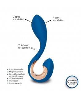 G-VIBE - GPOP 2 VIBRATORE PUNTI G E P BLU INDIGO