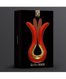 G-VIBE - GVIBE MAXI VIBRATORE CON DUE PUNTE FLESSIBILI CORALLO