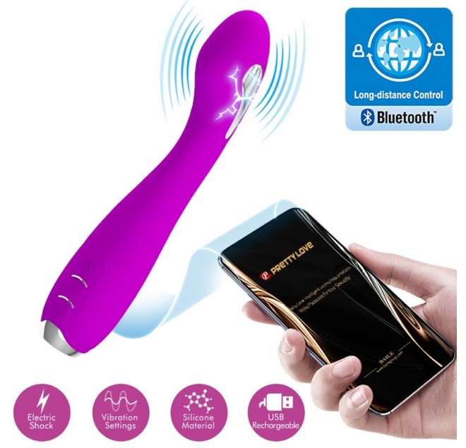 PRETTY LOVE - HECTOR VIBRATORE ELETTROSHOCK APP GRATUITA VIOLA
