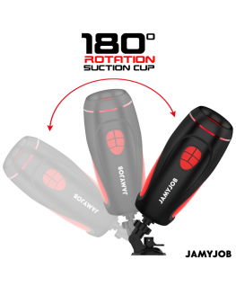 JAMYJOB - PYSTON BASE MASTURBATORE AUTOMATICO CON DILDO TELECOMANDO