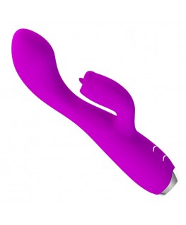 PRETTY LOVE - VIBRATORE RICARICABILE GLORIA RABBIT-VIOLA IMPERMEABILE