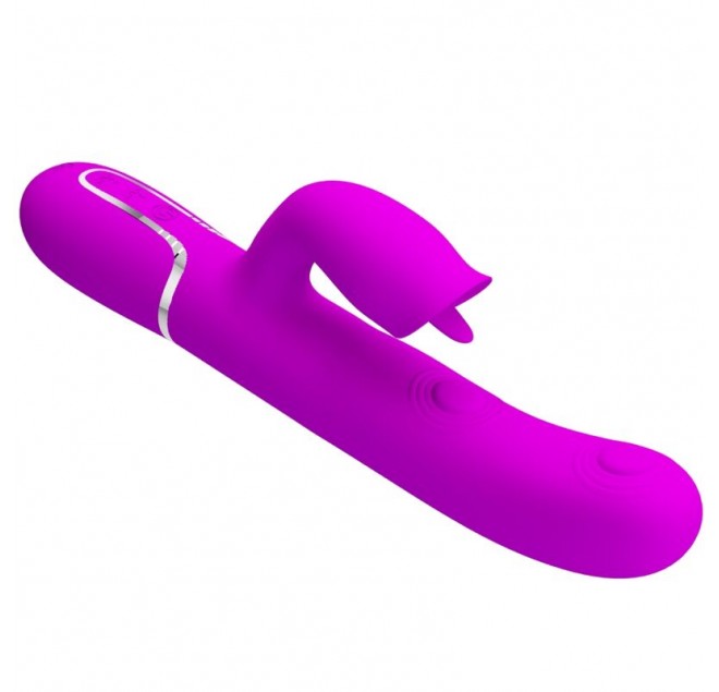 PRETTY LOVE - VIBRATORE CONIGLIO CON LICING FUCSIA