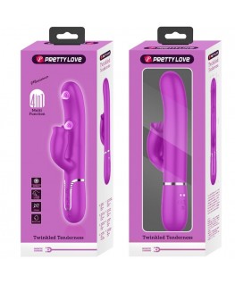 PRETTY LOVE - VIBRATORE CONIGLIO CON LICING FUCSIA