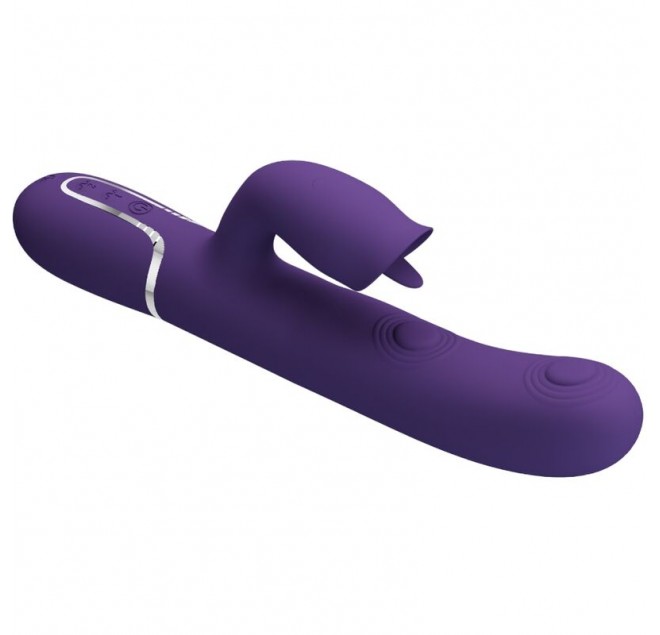 PRETTY LOVE - VIBRATORE CONIGLIO CON VIOLA DA LECCARE