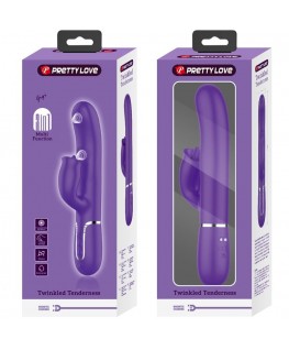 PRETTY LOVE - VIBRATORE CONIGLIO CON VIOLA DA LECCARE