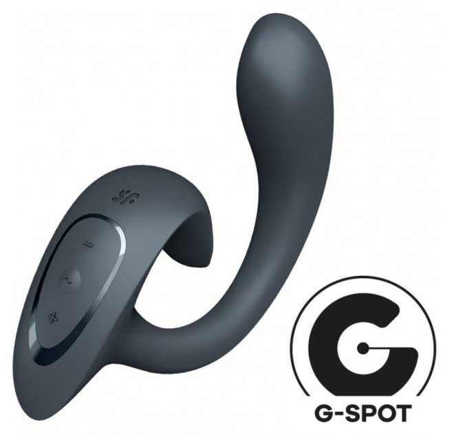 SATISFYER - G FOR GODDESS 1 VIBRATORE CONIGLIO GRIGIO SCURO