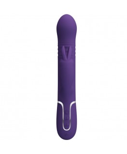 PRETTY LOVE - COALE VIBRATORE CONIGLIO CARBONE 4 EN 1 VIOLA