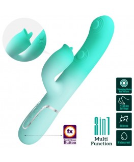 PRETTY LOVE - VIBRATORE MULTIFUNZIONE CONIGLIO GIGI VERDE ACQUA PRETTY LOVE - VIBRATORE MULTIFUNZIONE CONIGLIO GIGI VERDE ACQUA che trovi in offerta solo su SexyShopOnline a -35% di sconto