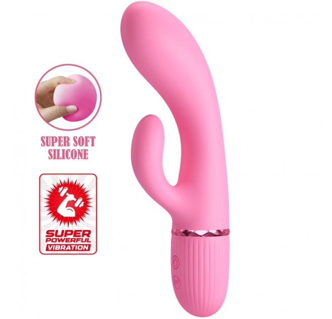 PRETTY LOVE - VIBRATORE CONIGLIO MARSKI E PUNTO G ROSA