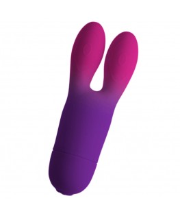 ROCKS-OFF - VIBRATORE FLESSIBILE GLO-GIRL BUNNY VIOLA