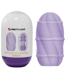 PRETTY LOVE - UOVO MASTURBATORE CUPIDO A STRISCE LISCE