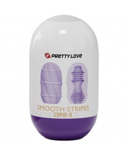 PRETTY LOVE - UOVO MASTURBATORE CUPIDO A STRISCE LISCE