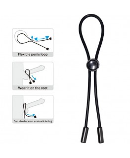 PRETTY LOVE - ANELLO PER PENE E TESTICOLI CON CORDONCINO