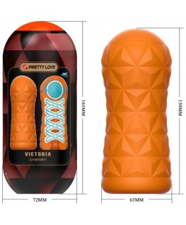 PRETTY LOVE - MASTURBATORE VICTORIA CHENEY ARANCIONE