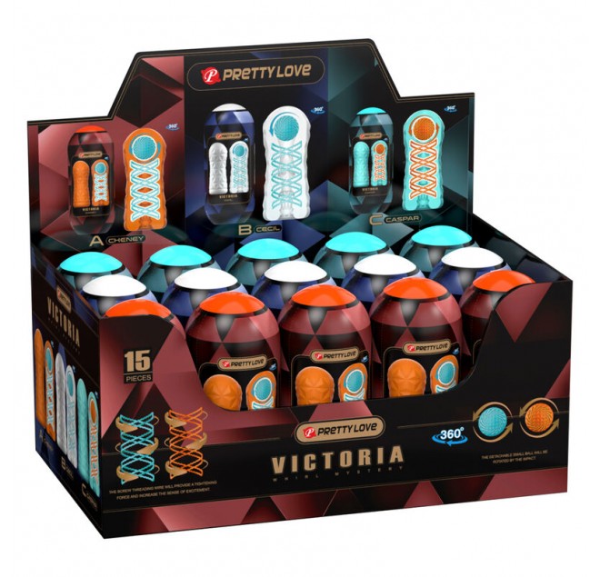 PRETTY LOVE - MASTURBATORE VICTORIA 15 PEZZI