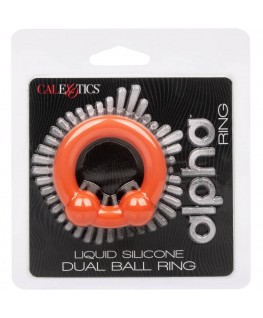 CALEXOTICS - ALPHA ANELLO DUAL BALL ARANCIONE