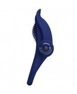 PRETTY LOVE - BRONSON ANELLO DOPPIO CON VIBRAZIONE BLU