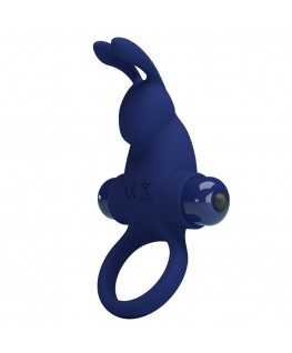 PRETTY LOVE - JIRO ANELLO CONIGLIO CON VIBRAZIONE BLU