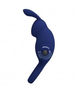 PRETTY LOVE - JIRO ANELLO CONIGLIO CON VIBRAZIONE BLU