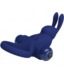 PRETTY LOVE - JIRO ANELLO CONIGLIO CON VIBRAZIONE BLU