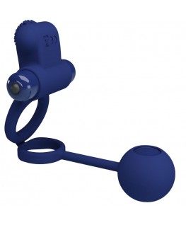 PRETTY LOVE - REMINGTON DOPPIO ANELLO VIBRANTE CON SPINA BLU