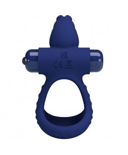 PRETTY LOVE - LUCHITO ANELLO VIBRANTE DOPPIO CONIGLIO BLU