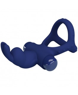 PRETTY LOVE - LUCHITO ANELLO VIBRANTE DOPPIO CONIGLIO BLU