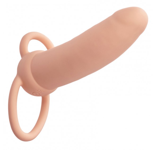 CALEXOTICS - MAXX THICK DUAL PENETRATOR 10 VIBRAZIONI CARNE