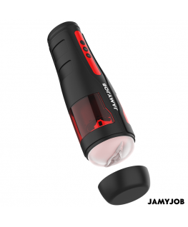 JAMYJOB - MASTURBATORE VAGINA AUTOMATICO CYCLONE 10 MODALITÀ DI ROTAZIONE E SPINTA