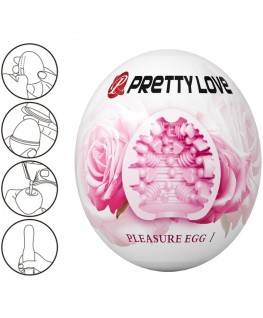 PRETTY LOVE - MASTURBATORE MASCHILE UOVO ROSA