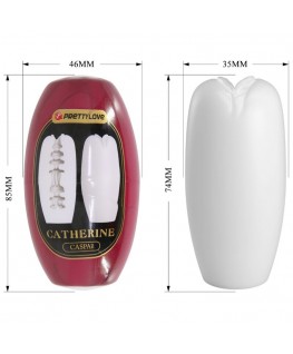 PRETTY LOVE - CATHERINE MASTURBATORE MASCHILE BIANCO