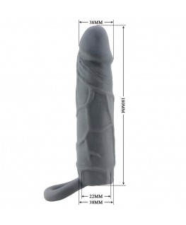 PRETTY LOVE - REALISTIC SKIN PENE SLEEVE GRIGIO SCURO