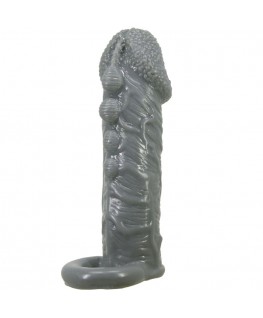 PRETTY LOVE - REALISTICO INGRANDIMENTO DEL PENE E GUAINA RITARDANTE GRIGIO