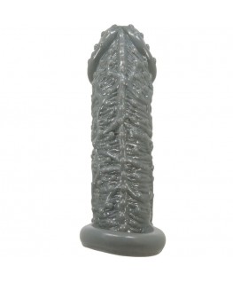 PRETTY LOVE - MODELLO REALISTICO DI INGRANDIMENTO E MANICA DI RITARDO PER IL PENE 2 GRIGIO