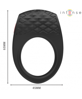 INTENSE - CLOVER VIBRATORE ANELLO PER PENE 10 VIBRAZIONI NERO