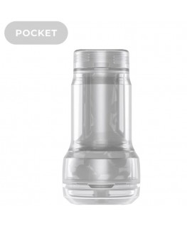KIIROO - FEEL POCKET STROKER CRYSTAL DI KIIROO TRASPARENTE